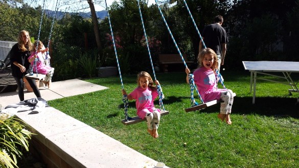 Rockstar Visions Co-host A-Tay swinging - Eurovisions-style.