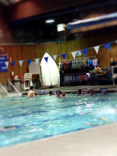 The pool in question and prior to meltdown.